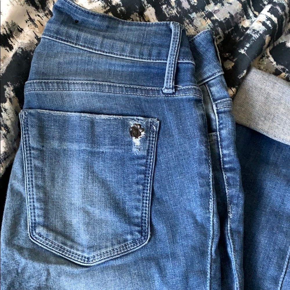 Black orchid distressed jeans